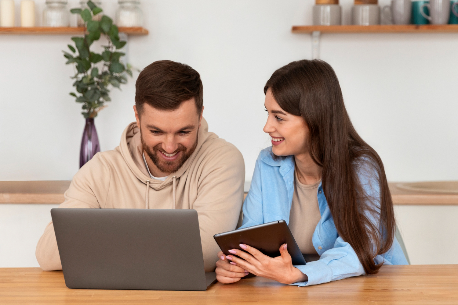 Students getting support with their studies